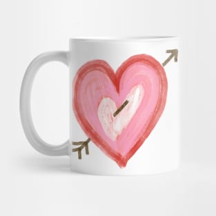 heart with arrow Mug